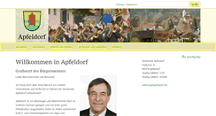 Desktop Screenshot of apfeldorf.de