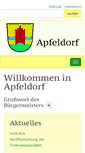 Mobile Screenshot of apfeldorf.de