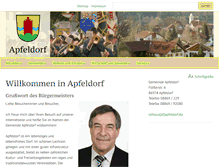 Tablet Screenshot of apfeldorf.de